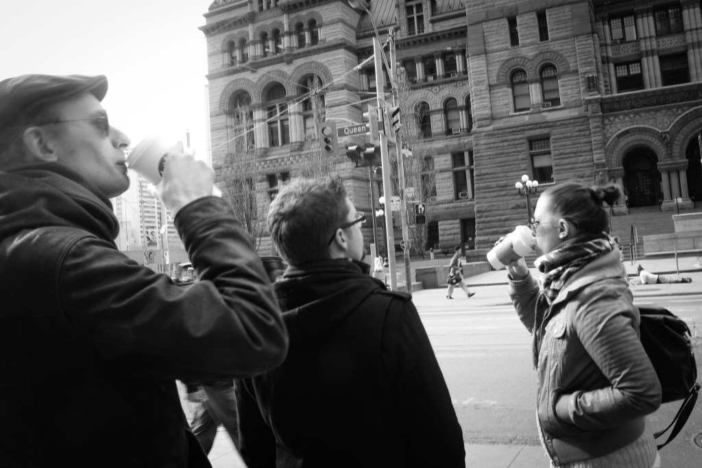 Toronto - our first stop is Starbucks...